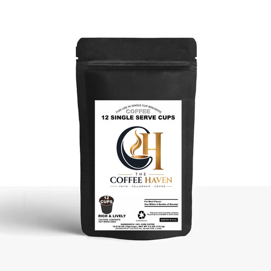 12 Pack Single Serve Coffee Capsules